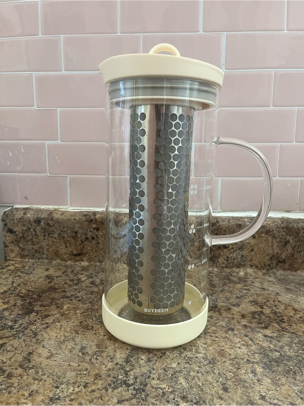 BUYDEEM Cold Brew Coffee and Tea Maker, 57oz